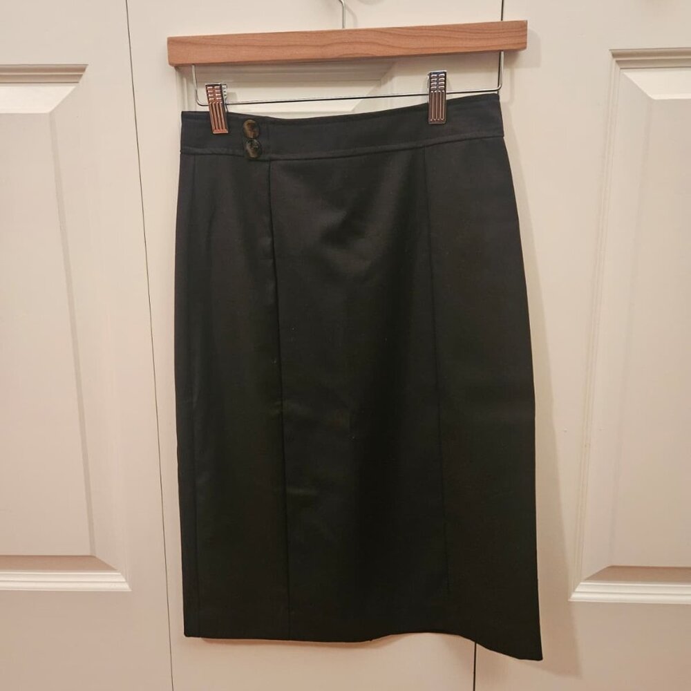 Mango Basics Skirt Black